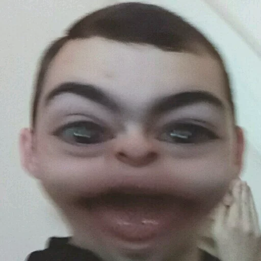 селфи человеческое лицо бровь