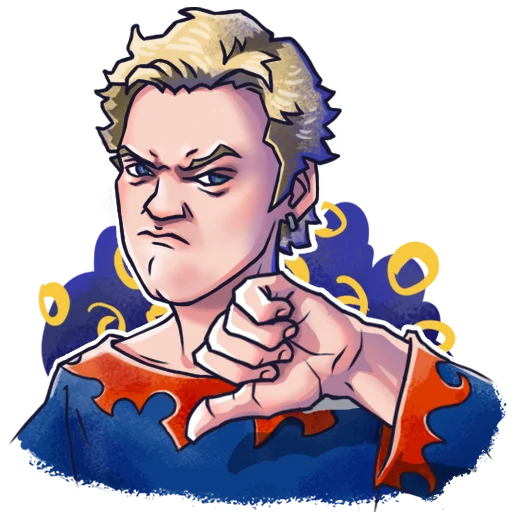 Sticker Korol_y_shut - 1