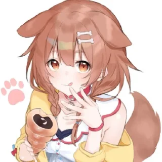 Sticker Korone chan - 0