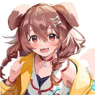 Sticker Korone chan - 4