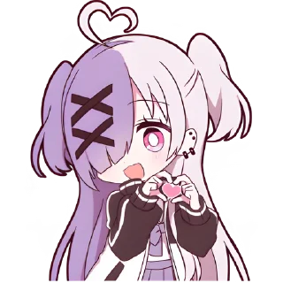 Стикер Чан с косичками @Nyasticks - 4