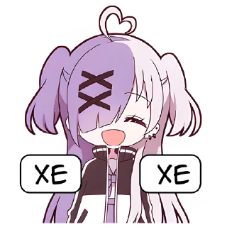 Стикер Чан с косичками @Nyasticks - 0