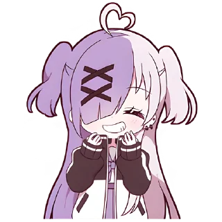 Стикер Чан с косичками @Nyasticks - 10