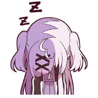 Стикер Чан с косичками @Nyasticks - 5