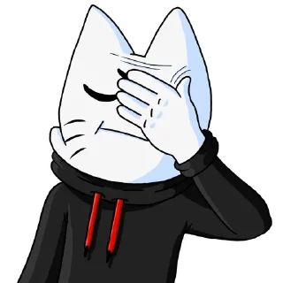 Sticker Кот Рукав - 1