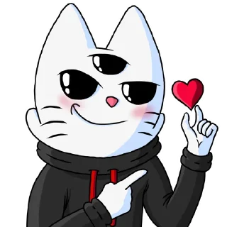 Sticker Кот Рукав - 9