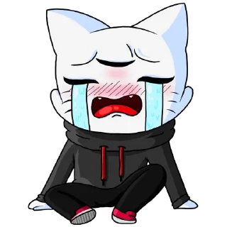 Sticker Кот Рукав - 4