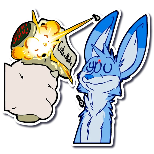 Стикер KotetsuNyan - 1