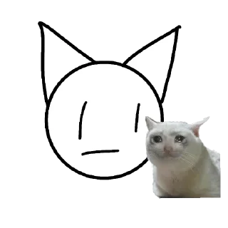 Sticker Котик ❤ - 2