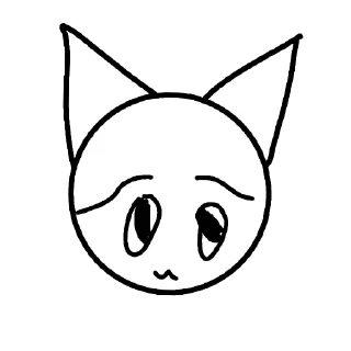 Sticker Котик ❤ - 1