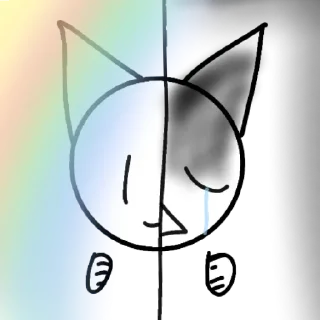 Sticker Котик ❤ - 6