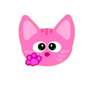 Sticker котик гейзер - 2