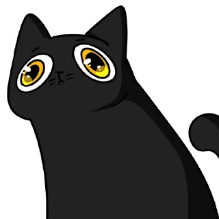 Sticker Котик Кузя - 3