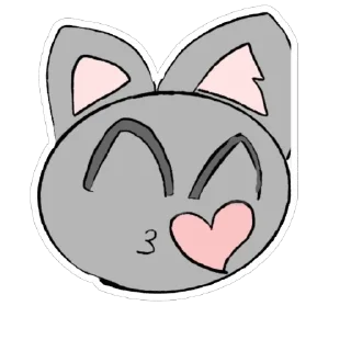 Sticker Котики Карины🤍🤍🤍 - 2