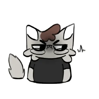 Стикер Кот&Koff - 2