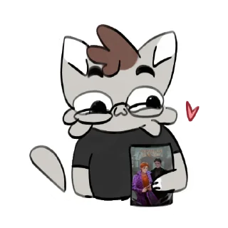 Стикер Кот&Koff - 1