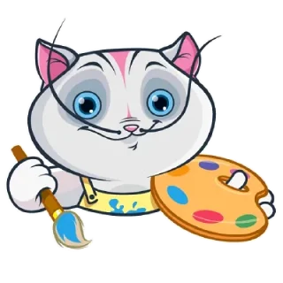 Sticker Весёлый Кот - 10