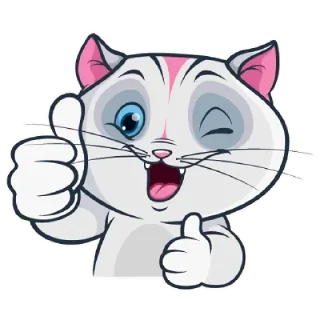 Sticker Весёлый Кот - 3