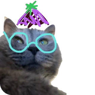 Sticker Коты - 6