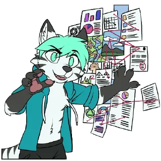 Sticker Kourii the Tigerfox (@KouriiRaiko 🐯🦊) - 4