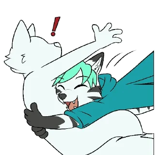 Sticker Kourii the Tigerfox (@KouriiRaiko 🐯🦊) - 0