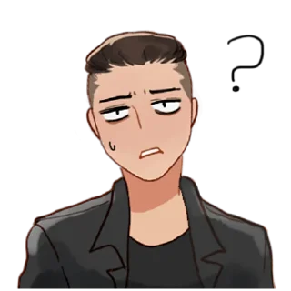 Sticker Коварный парень @nyasticks - 3