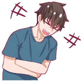 Стикер Коуки-кун @Nyasticks - 4