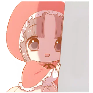 Sticker Красная шапочка @Nyasticks - 5
