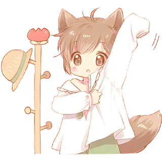 Sticker Красная шапочка @Nyasticks - 0