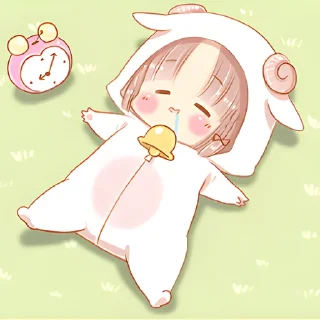 Sticker Красная шапочка @Nyasticks - 8