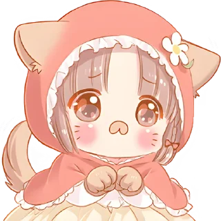 Sticker Красная шапочка @Nyasticks - 6