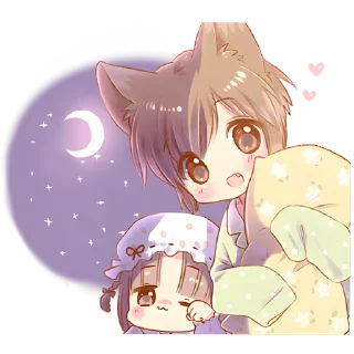 Sticker Красная шапочка @Nyasticks - 3