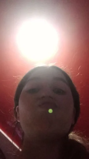 human face person light