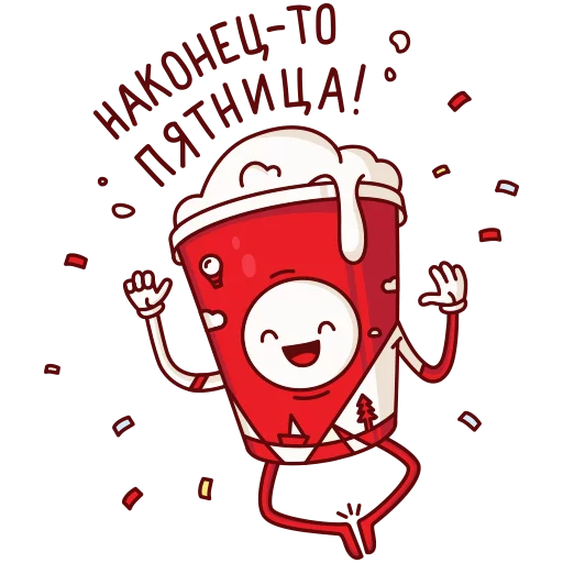 Sticker Красное&Белое - 9