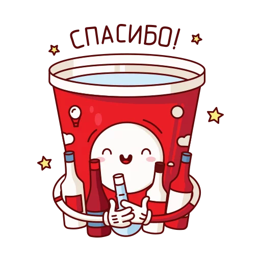 Sticker Красное&Белое - 7