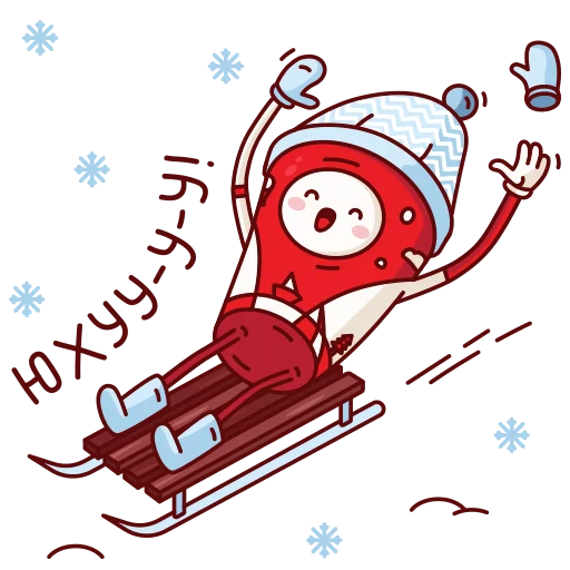 Sticker Красное&Белое - 5