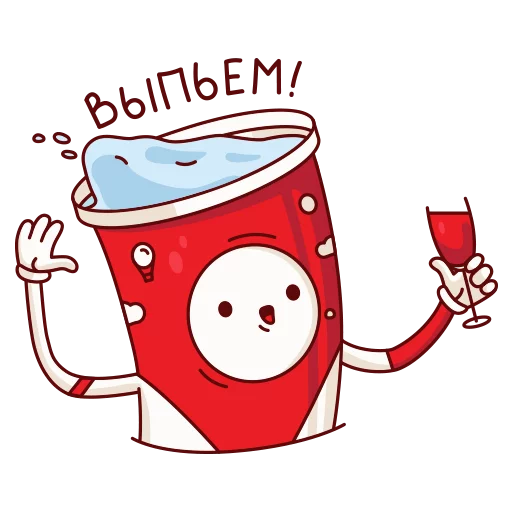 Sticker Красное&Белое - 3