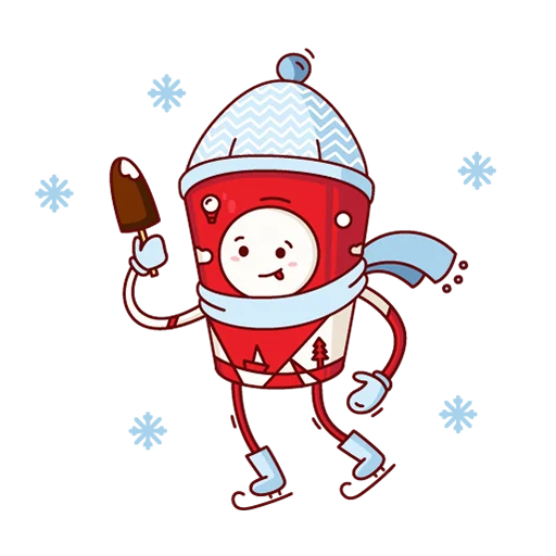 Sticker Красное&Белое - 1