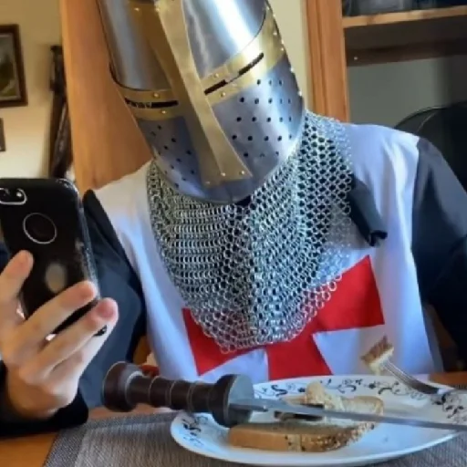 person indoor armour