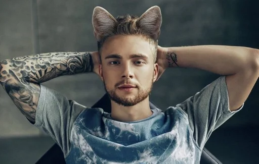 person human face clothing