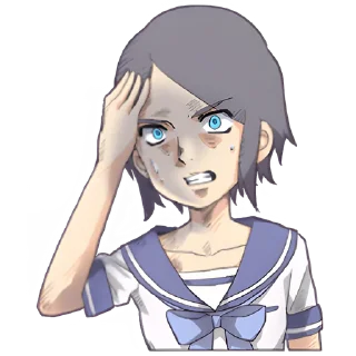 Стикер Кринжовая тян @Nyasticks - 7