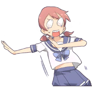 Стикер Кринжовая тян @Nyasticks - 10