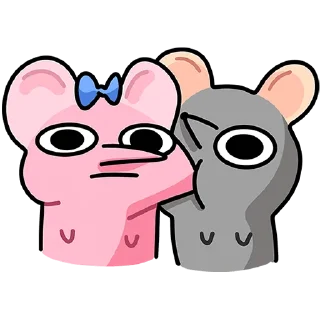 Стикер Крис и Кристина без текста @stickers_vk - 8