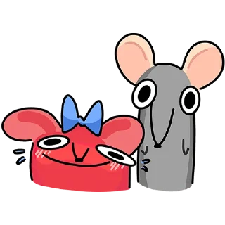 Стикер Крис и Кристина без текста @stickers_vk - 9