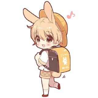 Sticker Кролик-кун @Nyasticks - 1