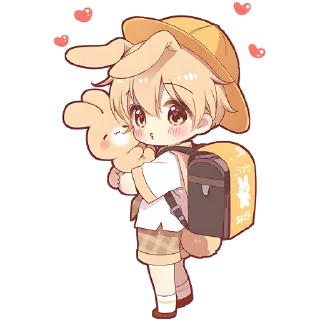 Sticker Кролик-кун @Nyasticks - 2