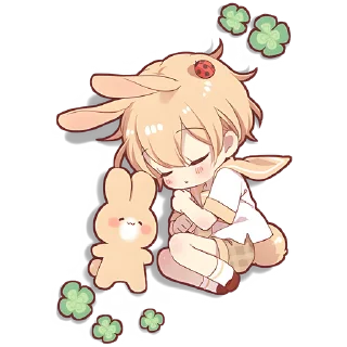 Sticker Кролик-кун @Nyasticks - 10