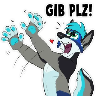 Sticker Krona Wolf - 9