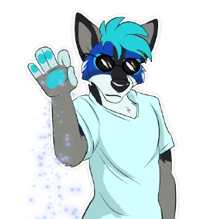 Sticker Krona Wolf - 10