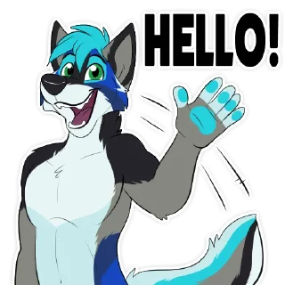 Sticker Krona Wolf - 2